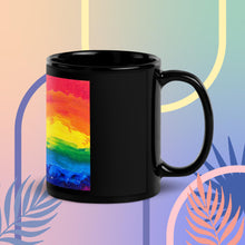 Load image into Gallery viewer, Black PRIDE Glossy Mug