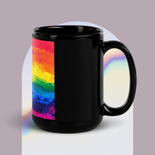 Load image into Gallery viewer, Black PRIDE Glossy Mug