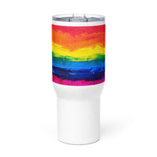 Load image into Gallery viewer, Travel mug with a handle